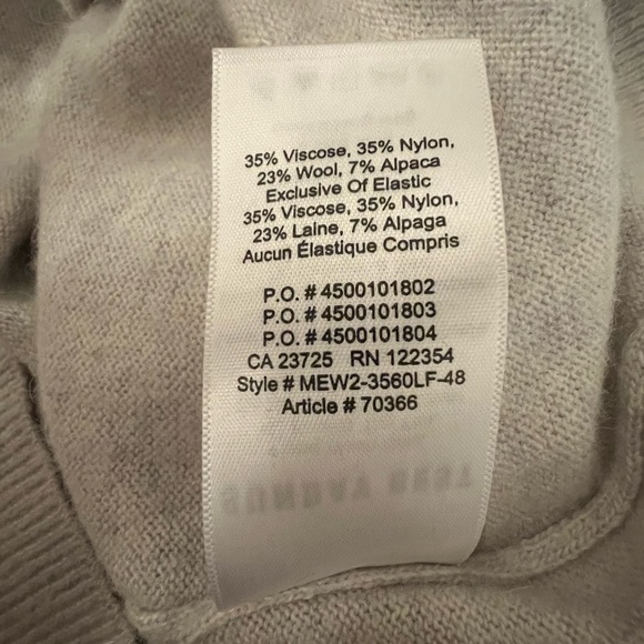 ARITZIA SUNDAY BEST GRAY Abby Heart Sweater - Picture 9 of 9